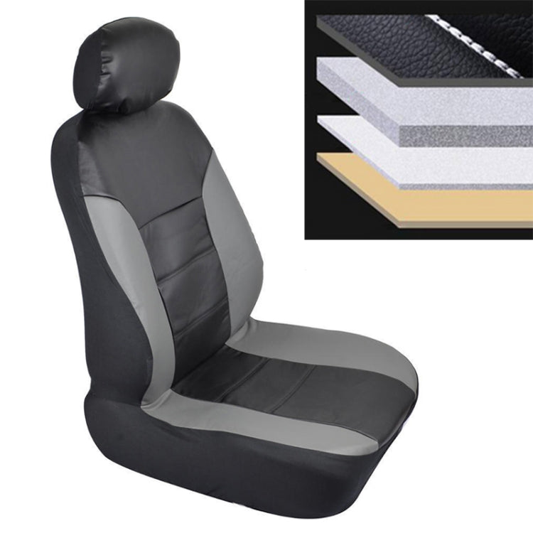 9 in 1 Universal PU Leather Four Seasons Anti-Slippery Cushion Mat Set for 5 Seat Car - Seat Accessories by PMC Jewellery | Online Shopping South Africa | PMC Jewellery | Buy Now Pay Later Mobicred