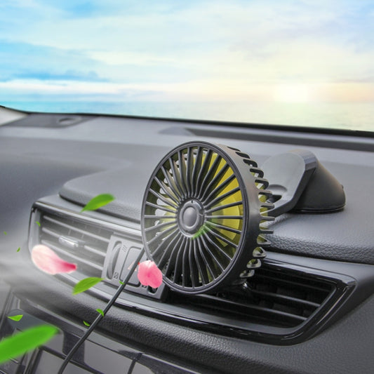 F402 Portable Car Center Console Sucker Electric Cooling Fan with Aromatherapy - Heating & Fans by PMC Jewellery | Online Shopping South Africa | PMC Jewellery