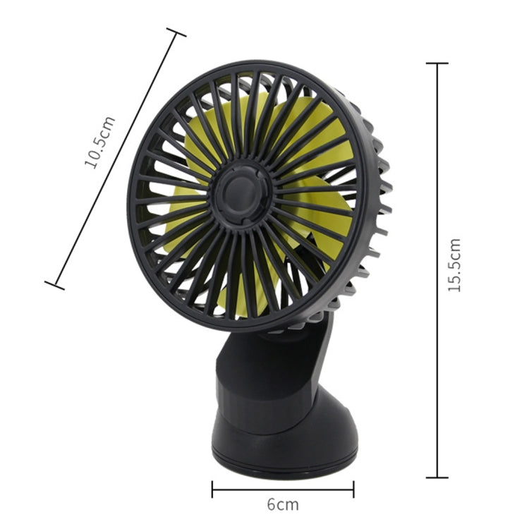 F402 Portable Car Center Console Sucker Electric Cooling Fan with Aromatherapy - Heating & Fans by PMC Jewellery | Online Shopping South Africa | PMC Jewellery