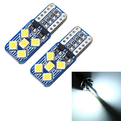 2 PCS T10 / W5W / 168 DC12V 1.8W 6000K 130LM 10LEDs SMD-2835 Car Reading Lamp Clearance Light, with Decoder - Clearance Lights by PMC Jewellery | Online Shopping South Africa | PMC Jewellery | Buy Now Pay Later Mobicred