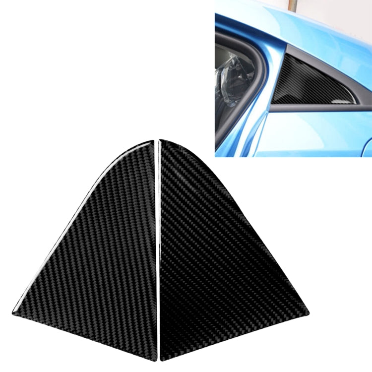 Car Carbon Fiber Rear Triangle Glass Decorative Sticker for Chevrolet Cruze 2009-2015, Left and Right Drive Universal - Car Interior Mouldings by PMC Jewellery | Online Shopping South Africa | PMC Jewellery | Buy Now Pay Later Mobicred