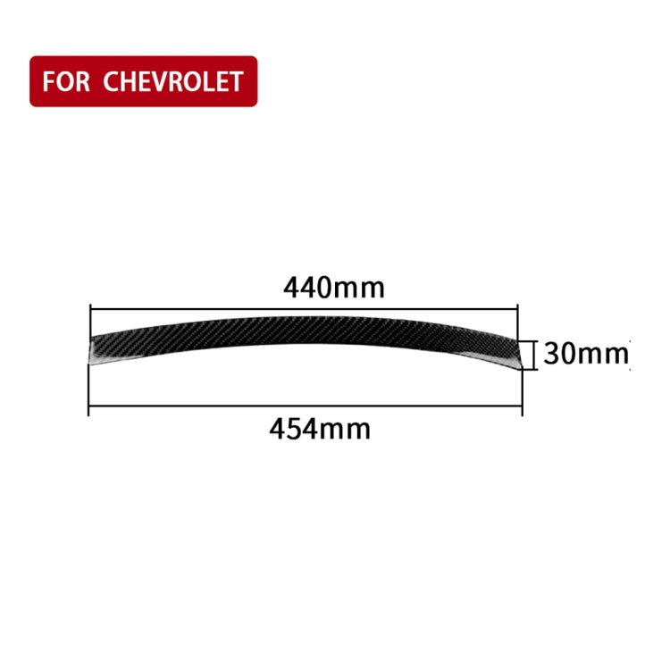 Car Carbon Fiber Dashboard Decorative Stripe for Chevrolet Cruze 2009-2015, Right Drive - Car Interior Mouldings by PMC Jewellery | Online Shopping South Africa | PMC Jewellery | Buy Now Pay Later Mobicred