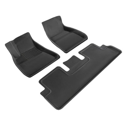 3 in 1 Car 3D Left Driving Foot Mat for Tesla Model 3 - Floor Mats by PMC Jewellery | Online Shopping South Africa | PMC Jewellery | Buy Now Pay Later Mobicred