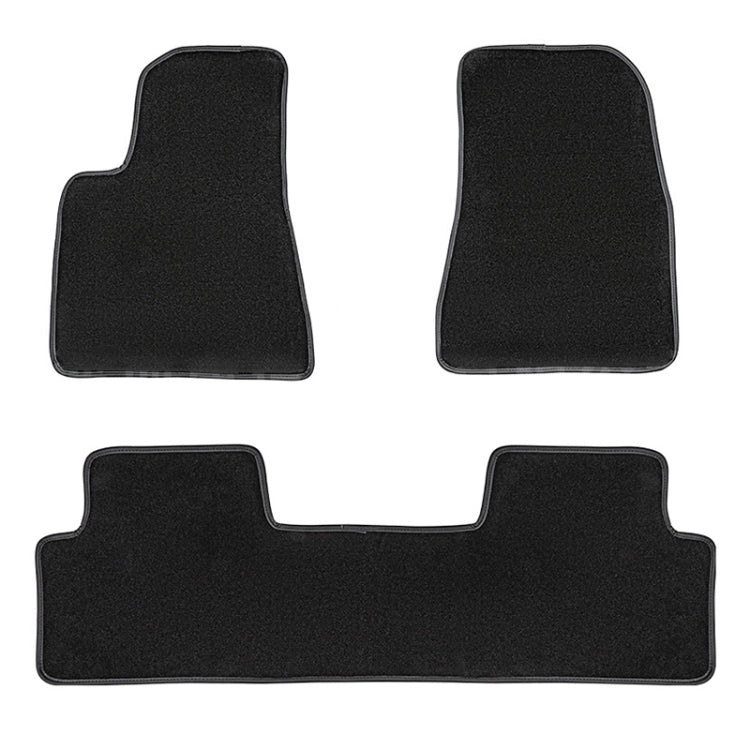 3 in 1 Car Velvet Foot Mat for Tesla Model 3 - Floor Mats by PMC Jewellery | Online Shopping South Africa | PMC Jewellery | Buy Now Pay Later Mobicred