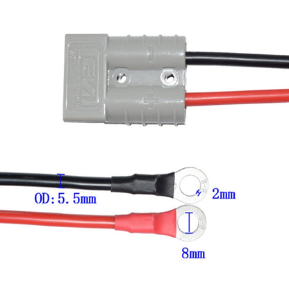 50A SMH Anderson Plug to O Shape Terminal Booster Cable, Length: 0.5m - Booster Cable & Clip by PMC Jewellery | Online Shopping South Africa | PMC Jewellery | Buy Now Pay Later Mobicred