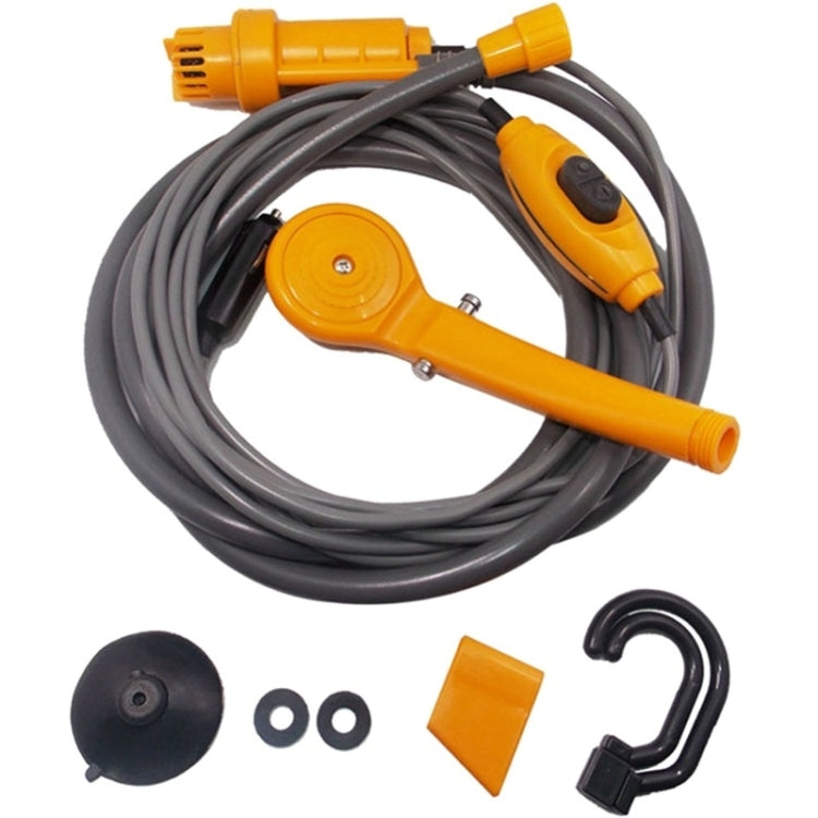 12V Portable Outdoor Car Electric Shower Sprinkler Washer (Yellow) - Car washing supplies by PMC Jewellery | Online Shopping South Africa | PMC Jewellery | Buy Now Pay Later Mobicred