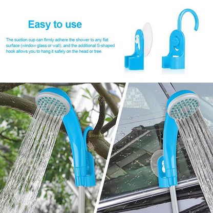 12V Portable Outdoor Universal Car Electric Shower Sprinkler Washer (Blue) - Car washing supplies by PMC Jewellery | Online Shopping South Africa | PMC Jewellery | Buy Now Pay Later Mobicred