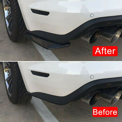 XH-6134 Carbon Texture Car Universal Modified Rear Spoiler Anti-collision Protector Bar Strip Guard Sticker - Anti Collision Sticker by PMC Jewellery | Online Shopping South Africa | PMC Jewellery | Buy Now Pay Later Mobicred