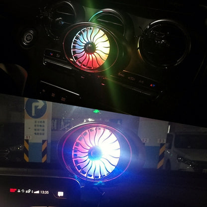 Car Vent Fan Multi-function USB Interface LED Lamp Portable Fan - Heating & Fans by PMC Jewellery | Online Shopping South Africa | PMC Jewellery | Buy Now Pay Later Mobicred