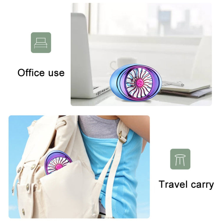 Car Vent Fan Multi-function USB Interface LED Lamp Portable Fan - Heating & Fans by PMC Jewellery | Online Shopping South Africa | PMC Jewellery | Buy Now Pay Later Mobicred