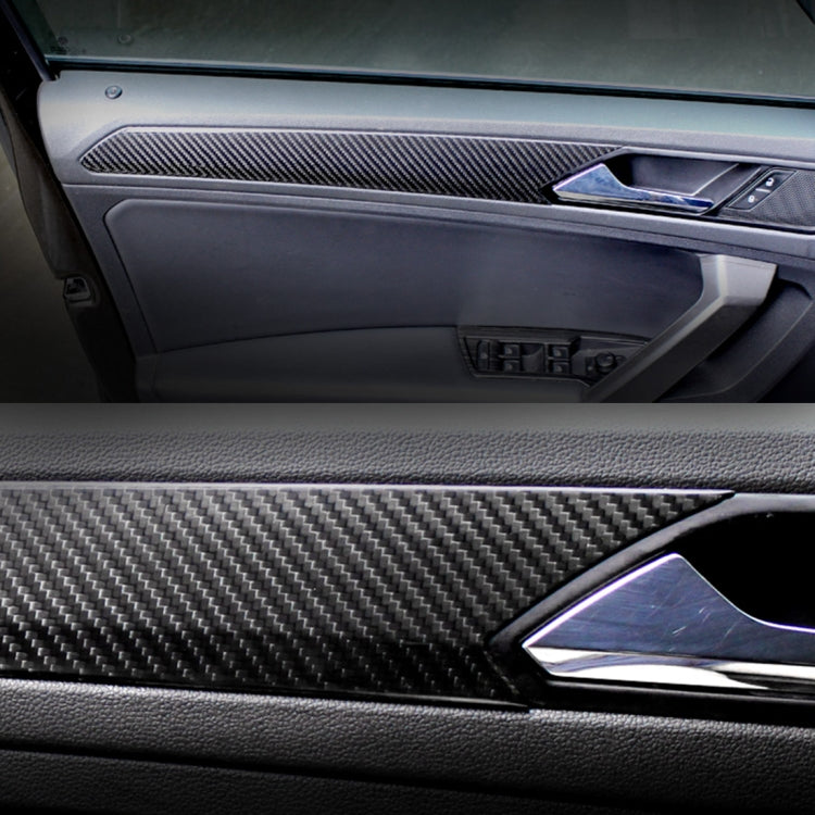 Car Carbon Fiber Door Panel Decorative Sticker for Volkswagen Tiguan L - Car Interior Mouldings by PMC Jewellery | Online Shopping South Africa | PMC Jewellery | Buy Now Pay Later Mobicred