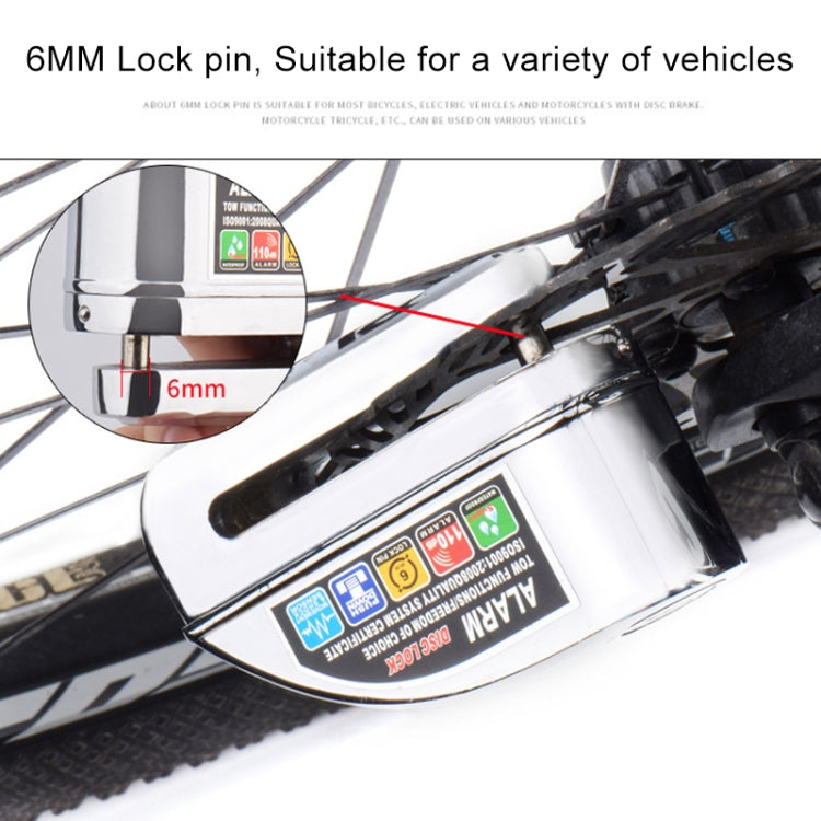 Motorcycles / Bicycle Anti-theft Lock Alarm Disc Brakes Lock with Cable and Bag (Red) - Theft Protection by PMC Jewellery | Online Shopping South Africa | PMC Jewellery | Buy Now Pay Later Mobicred