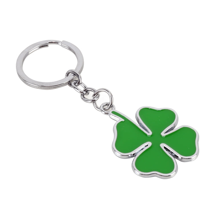 Car Four-leaf Clover Shape Key Ring Metal Keychain - Key Rings by PMC Jewellery | Online Shopping South Africa | PMC Jewellery