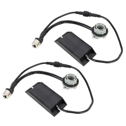 2 PCS 1156 / BA15S DC12V 50W 6 Ohms Turn Signal / Reversing Light / Brake Light Split Dual Resistance Decoder - Headlight Ballast by PMC Jewellery | Online Shopping South Africa | PMC Jewellery | Buy Now Pay Later Mobicred