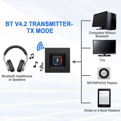 BM5 2 in 1 Bluetooth 4.2 Transmitter and Receiver - Bluetooth Car Kits by PMC Jewellery | Online Shopping South Africa | PMC Jewellery | Buy Now Pay Later Mobicred