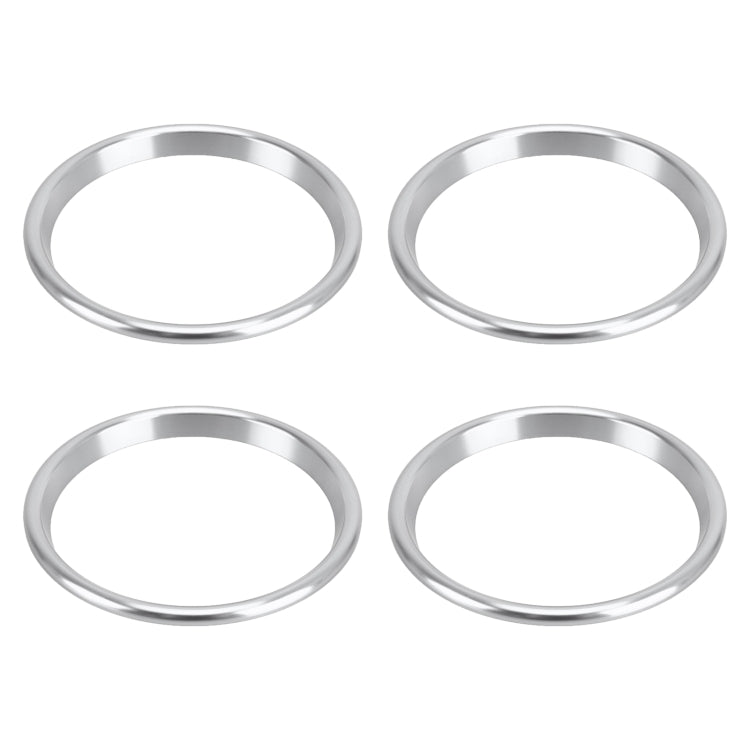 4 PCS Car Metal Air Outlet Decorative Outside Ring for Audi A3 / S3 / Q2L (Silver) - Decoration Rings by PMC Jewellery | Online Shopping South Africa | PMC Jewellery | Buy Now Pay Later Mobicred