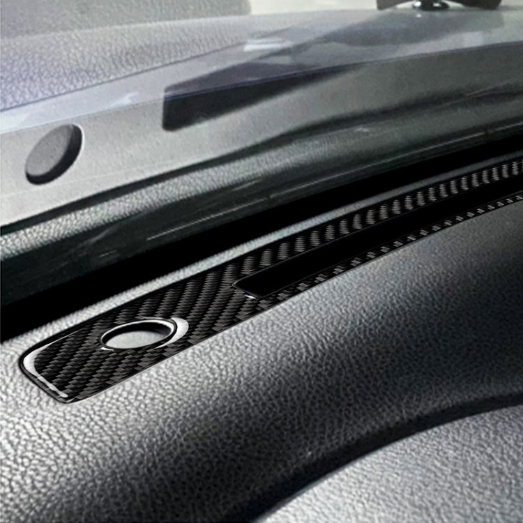 Car Carbon Fiber Central Control Instrument Air Outlet Decorative Sticker for Subaru BRZ / Toyota 86 2013-2020, Left and Right Drive Universal (Black) - Car Interior Mouldings by PMC Jewellery | Online Shopping South Africa | PMC Jewellery | Buy Now Pay Later Mobicred