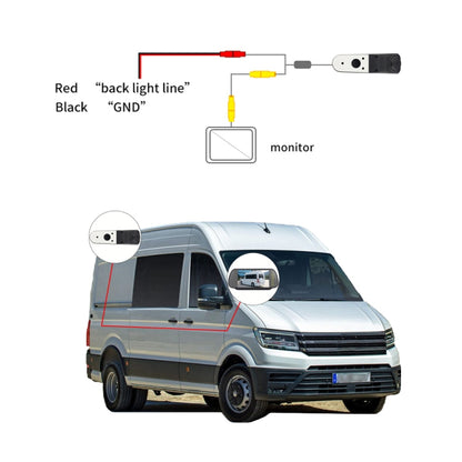 PZ475 Car Waterproof 170 Degree Brake Light View Camera for Volkswagen Crafter - Rear View Cameras by PMC Jewellery | Online Shopping South Africa | PMC Jewellery | Buy Now Pay Later Mobicred