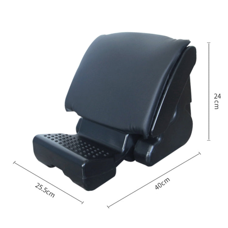 Car Ergonomic Massage Footstool Folding Stool (Black) - Car Anti-Slip Mats by PMC Jewellery | Online Shopping South Africa | PMC Jewellery | Buy Now Pay Later Mobicred