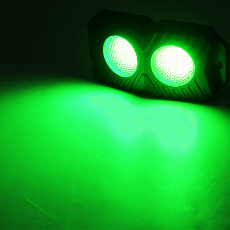 18W DC 12-24V 1.2A LED Double Row Car Bottom Light / Chassis Light / Yacht Deck Atmosphere Light (Green Light) - Decorative Lights by PMC Jewellery | Online Shopping South Africa | PMC Jewellery | Buy Now Pay Later Mobicred