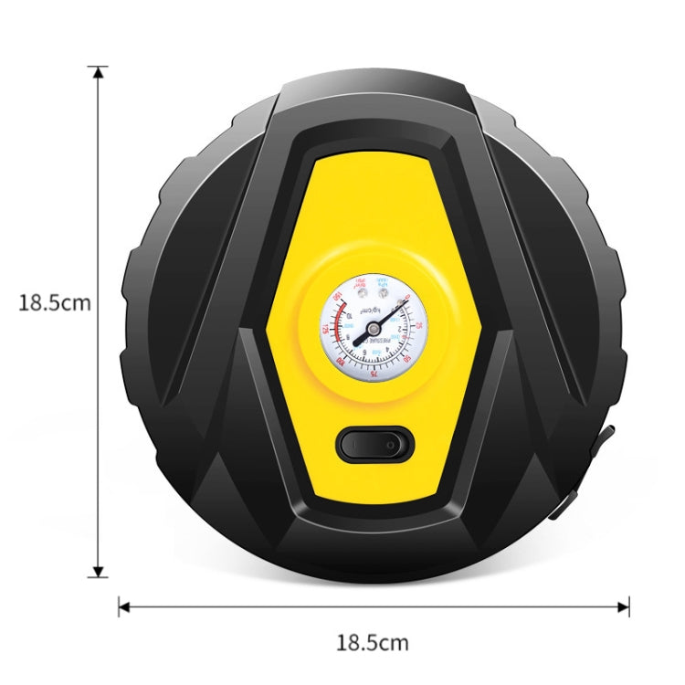 DC12V 120W Portable Multifunctional Round Car Air Pump with Pointer - Inflatable Pump by PMC Jewellery | Online Shopping South Africa | PMC Jewellery