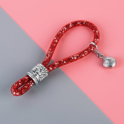 Car Diamond Metal + Plastic Keychain (Red) - Key Rings by PMC Jewellery | Online Shopping South Africa | PMC Jewellery