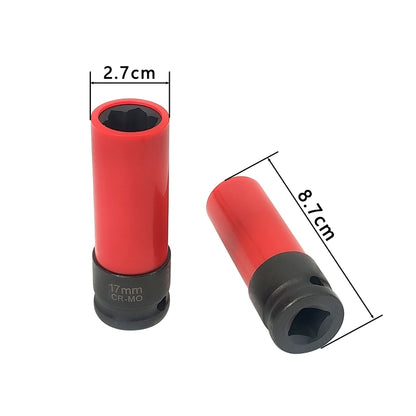 ZK-059 Car 17mm Protective Wheel Lug Nut Socket with Plastic Sleeve for Mercedes-Benz S Class - Engine Repair Tools by PMC Jewellery | Online Shopping South Africa | PMC Jewellery