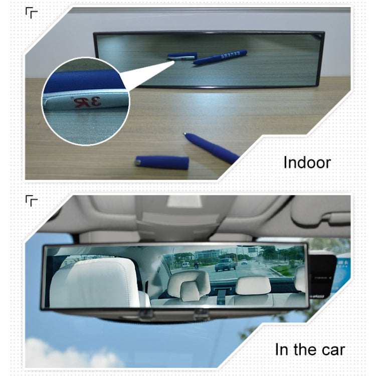 3R-282 Car Rearview Auxiliary White Mirror - Interior Mirrors by 3R | Online Shopping South Africa | PMC Jewellery | Buy Now Pay Later Mobicred