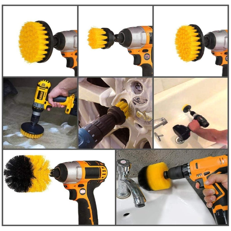 23 in 1 Floor Wall Window Glass Cleaning Descaling Electric Drill Brush Head Set - Sponges, Cloths & Brushes by PMC Jewellery | Online Shopping South Africa | PMC Jewellery | Buy Now Pay Later Mobicred