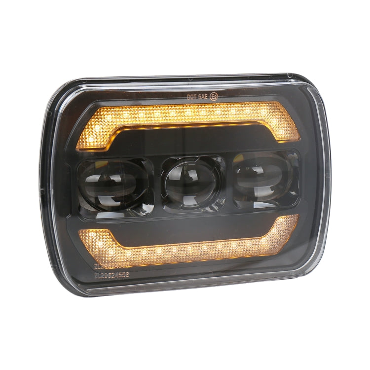 2073S 1 Pair 7 inch Car Square Headlight Work Light - Work Lights by PMC Jewellery | Online Shopping South Africa | PMC Jewellery | Buy Now Pay Later Mobicred