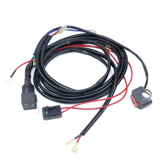 24V 2 in 1 Car / Motorcycle LED Spotlight Headlight Flashing Wiring Harness Cable - Wires by PMC Jewellery | Online Shopping South Africa | PMC Jewellery | Buy Now Pay Later Mobicred