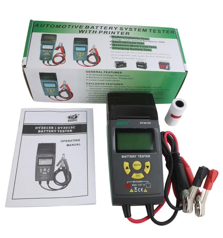 DUOYI DY3015C Car 24V Battery Tester - Electronic Test by DUOYI | Online Shopping South Africa | PMC Jewellery | Buy Now Pay Later Mobicred