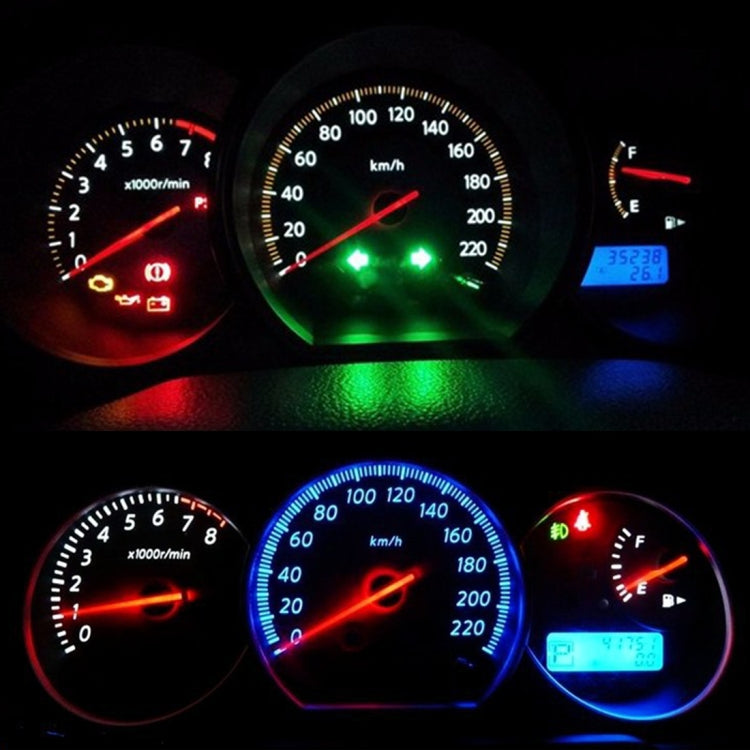 10 PCS B8.4 0.2W DC12V Wedge Instrument Panel COB LED Light Dashboard Gauge Cluster Indicator Lamp Bulb (White Light) - Instrument Lights by PMC Jewellery | Online Shopping South Africa | PMC Jewellery