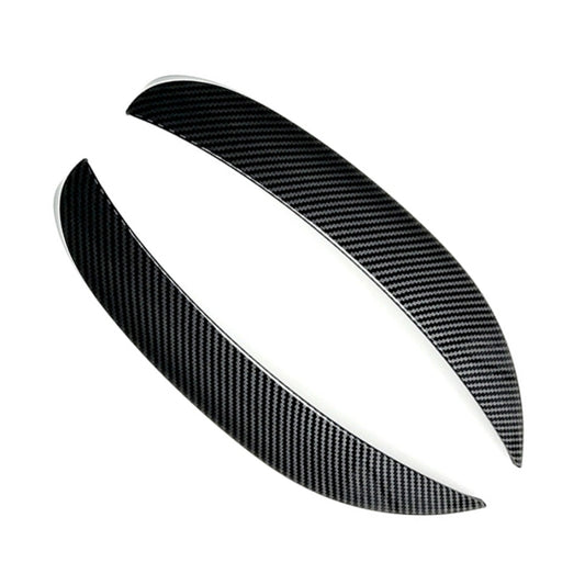 Car Front Wind Knife Decoration Sticker Strip for Mercedes-Benz C Class C180L/C260L/C300L (Carbon Fiber Black) - Decorative Strip by PMC Jewellery | Online Shopping South Africa | PMC Jewellery | Buy Now Pay Later Mobicred