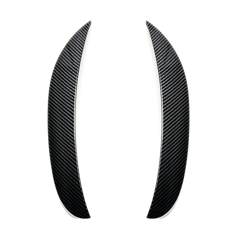 Car Front Wind Knife Decoration Sticker Strip for Mercedes-Benz C Class C180L/C260L/C300L (Carbon Fiber Black) - Decorative Strip by PMC Jewellery | Online Shopping South Africa | PMC Jewellery | Buy Now Pay Later Mobicred