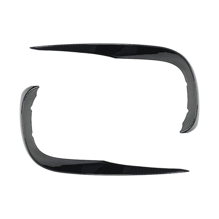 Car Front Wind Knife Decoration Sticker Strip for Mercedes-Benz E Class W213 2016-2020/E200/E260/E300 (Carbon Fiber Black) - Decorative Strip by PMC Jewellery | Online Shopping South Africa | PMC Jewellery | Buy Now Pay Later Mobicred