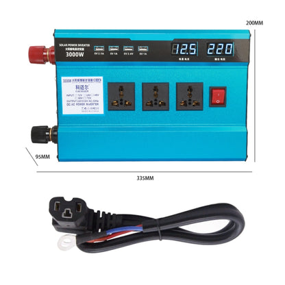 Carmaer 60V to 220V 3000W Intelligent Fan Car Double Digital Display Inverter Household Power Converter - Modified Square Wave by PMC Jewellery | Online Shopping South Africa | PMC Jewellery | Buy Now Pay Later Mobicred