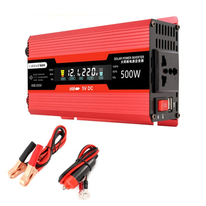 Carmaer Universal 12V to 220V 500W Car LCD Display Inverter Household Power Converter - Modified Square Wave by PMC Jewellery | Online Shopping South Africa | PMC Jewellery | Buy Now Pay Later Mobicred