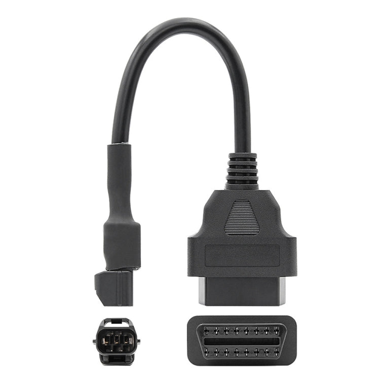 16Pin to 3Pin Motorcycles OBD2 Conversion Cable OBDII Diagnostic Adapter Cable for KYMCO - Cables & Connectors by PMC Jewellery | Online Shopping South Africa | PMC Jewellery | Buy Now Pay Later Mobicred