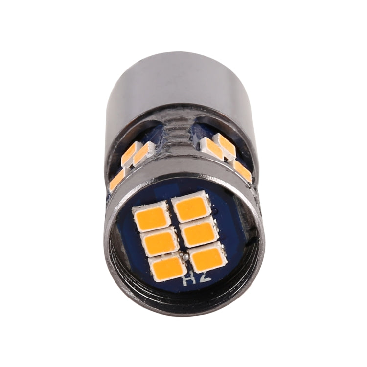 4 PCS T10 DC12V / 2.5W Car Clearance Light 18LEDs SMD-3020 Lamp Beads(Yellow Light) - Clearance Lights by PMC Jewellery | Online Shopping South Africa | PMC Jewellery | Buy Now Pay Later Mobicred