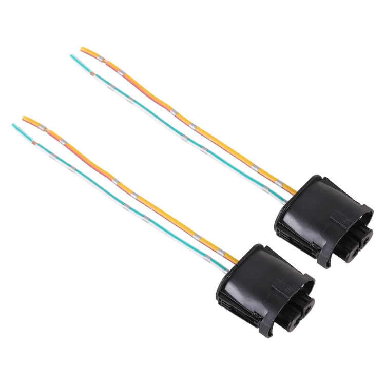 1 Pair Car H11 Bulb Holder Base Female Socket with Cable for BMW - Wires by PMC Jewellery | Online Shopping South Africa | PMC Jewellery