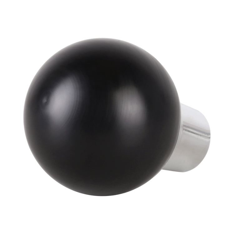 Universal Car Small Round Ball Resin + Carbon Fiber Metal Gear Shift Knob (Black) - Shift Knob by PMC Jewellery | Online Shopping South Africa | PMC Jewellery | Buy Now Pay Later Mobicred