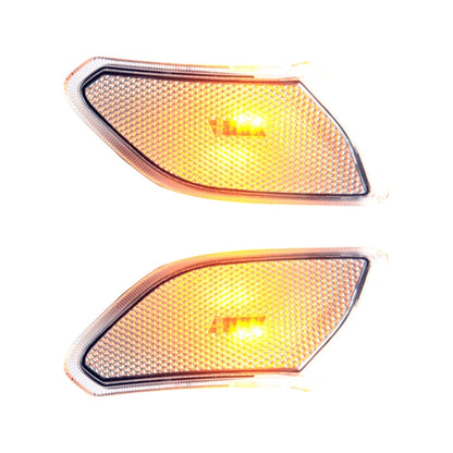 Car Transparent Wheel Eyebrow Side Light Turn Signal Leaf Plate Lamp for Jeep Wrangler JL 2018- - Arrow Turn Lights by PMC Jewellery | Online Shopping South Africa | PMC Jewellery | Buy Now Pay Later Mobicred