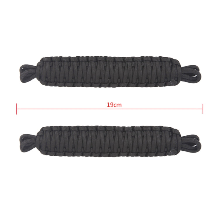 Car Door Limit Braided Rope Strap for Jeep Wrangler (Black) - Other Tools by PMC Jewellery | Online Shopping South Africa | PMC Jewellery | Buy Now Pay Later Mobicred