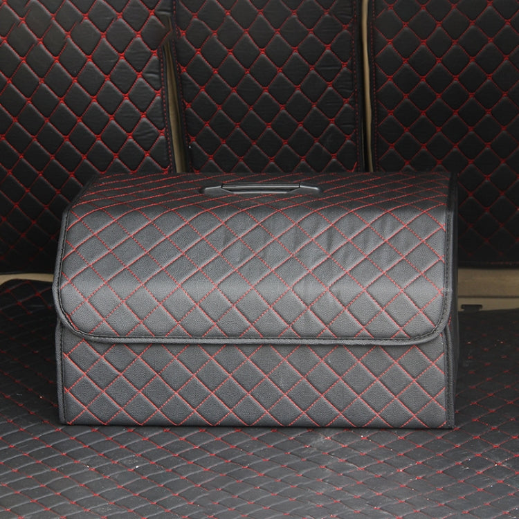 Car Trunk Foldable Storage Box, Checkered Large Size: 54 x 32 x 30cm (Black Red) - Stowing Tidying by PMC Jewellery | Online Shopping South Africa | PMC Jewellery | Buy Now Pay Later Mobicred