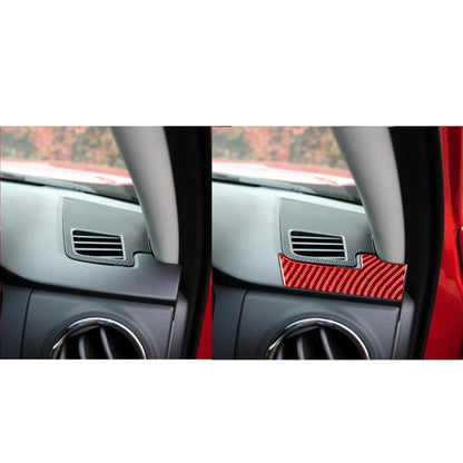 2 PCS / Set Carbon Fiber Car Dashboard Air Outlet Decorative Sticker for Toyota Tundra 2014-2018,Right Drive (Red) - Car Interior Mouldings by PMC Jewellery | Online Shopping South Africa | PMC Jewellery | Buy Now Pay Later Mobicred