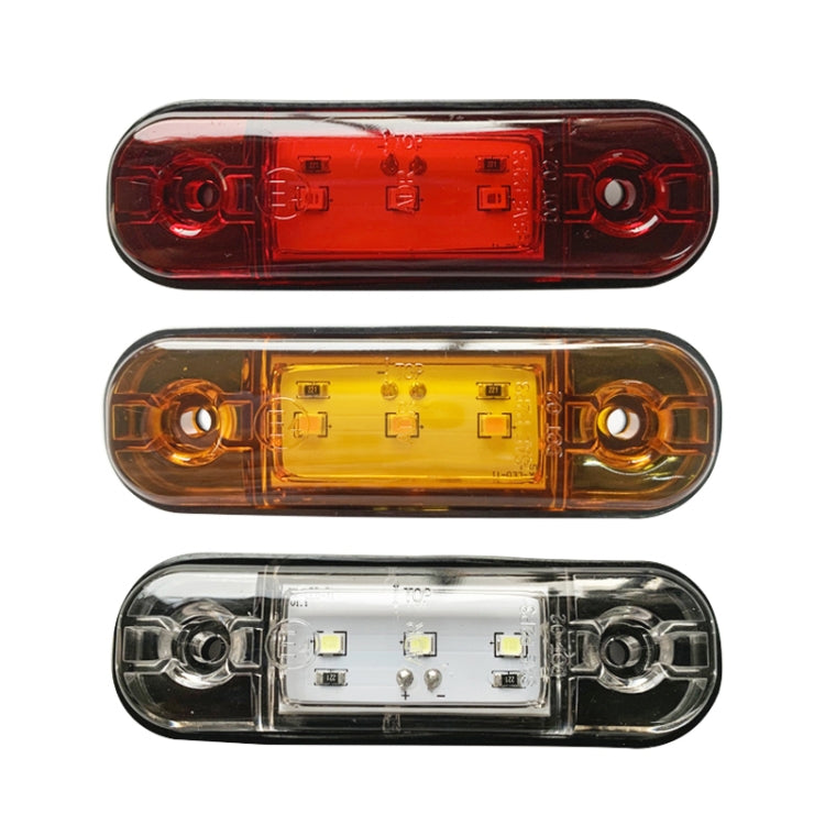 5 PCS MK-327 Car / Truck 3LEDs Side Marker Indicator Light Tail Light (White Light) - Clearance Lights by PMC Jewellery | Online Shopping South Africa | PMC Jewellery | Buy Now Pay Later Mobicred