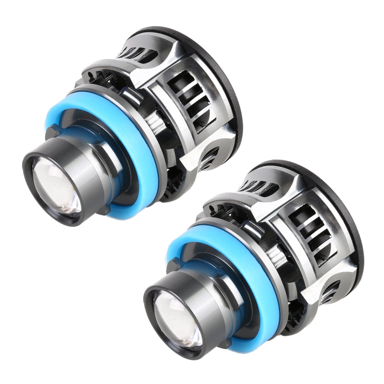 1 Pair H11 27W / DC12V Car Aluminum Alloy LED Headlight (Blue Light) - LED Headlamps by PMC Jewellery | Online Shopping South Africa | PMC Jewellery | Buy Now Pay Later Mobicred