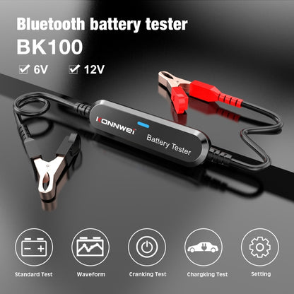 KONNWEI BK100 X431 BST360 Car Bluetooth Battery Tester (Black) - Electronic Test by KONNWEI | Online Shopping South Africa | PMC Jewellery