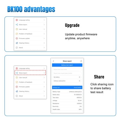 KONNWEI BK100 X431 BST360 Car Bluetooth Battery Tester - Electronic Test by KONNWEI | Online Shopping South Africa | PMC Jewellery | Buy Now Pay Later Mobicred